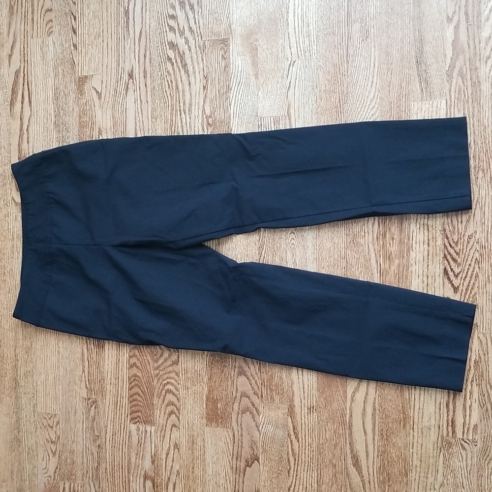 (4) TanJay Classic Black Stretch Viscose Blend Skinny Fit Ankle Pants Office Wow